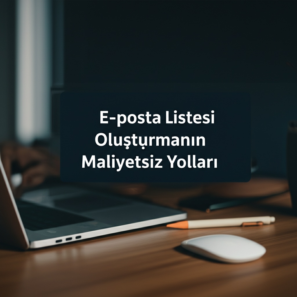 E-posta Listesi Oluşturmanın Maliyetsiz Yolları