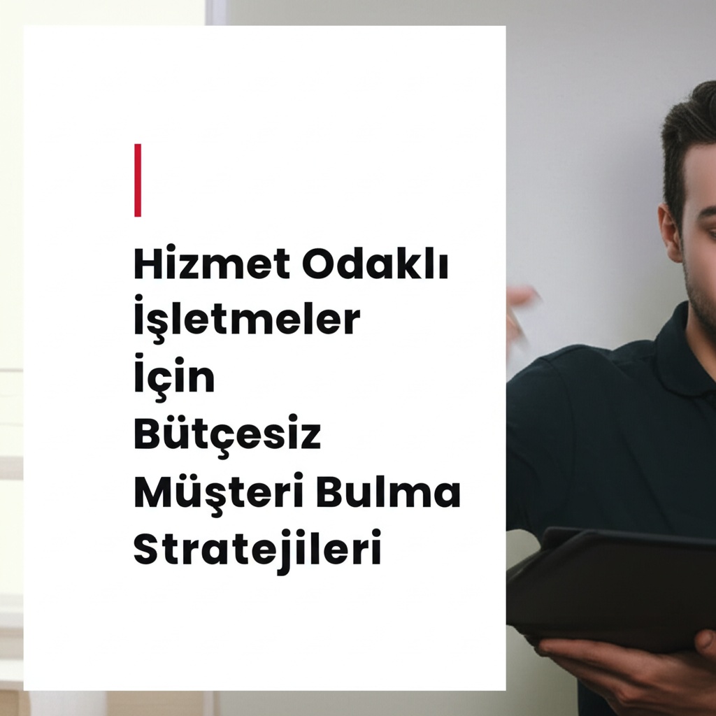 Hizmet Odaklı İşletmeler İçin Bütçesiz Müşteri Bulma Stratejileri