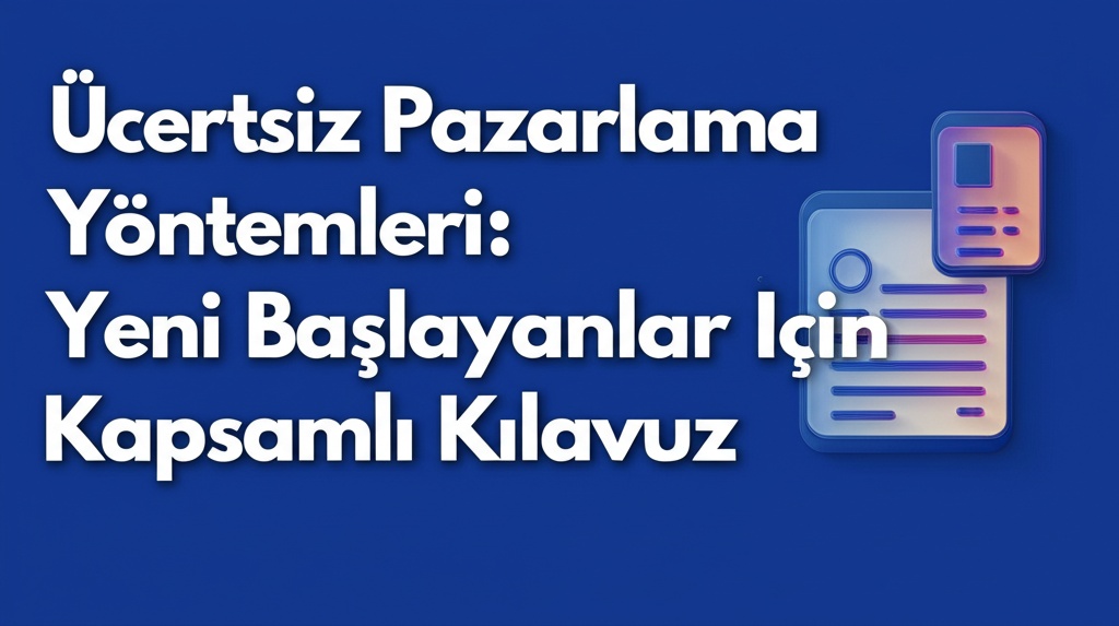 Ücretsiz Pazarlama Yöntemleri: Yeni Başlayanlar İçin Kapsamlı Kılavuz