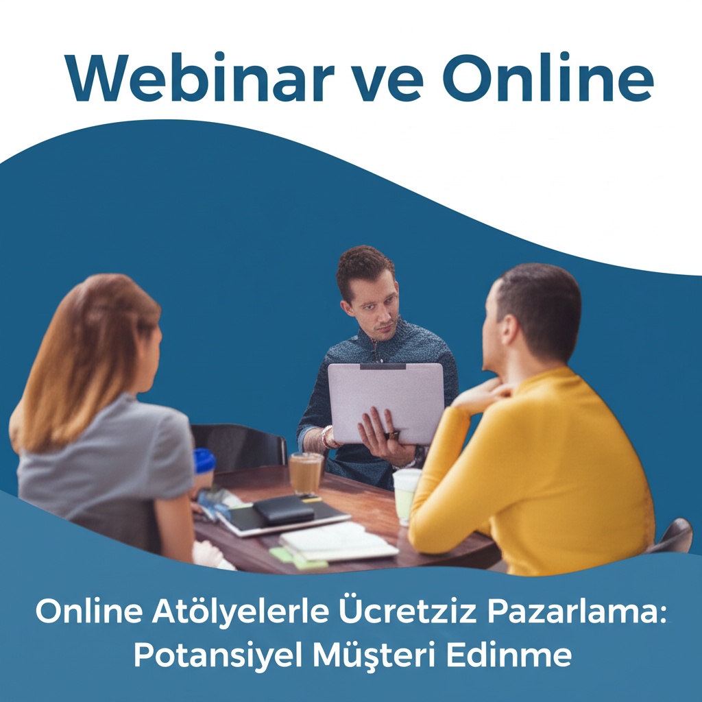 Webinar ve Online Atölyelerle Ücretsiz Pazarlama: Potansiyel Müşteri Edinme
